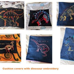 Dinosaur theme cushion covers